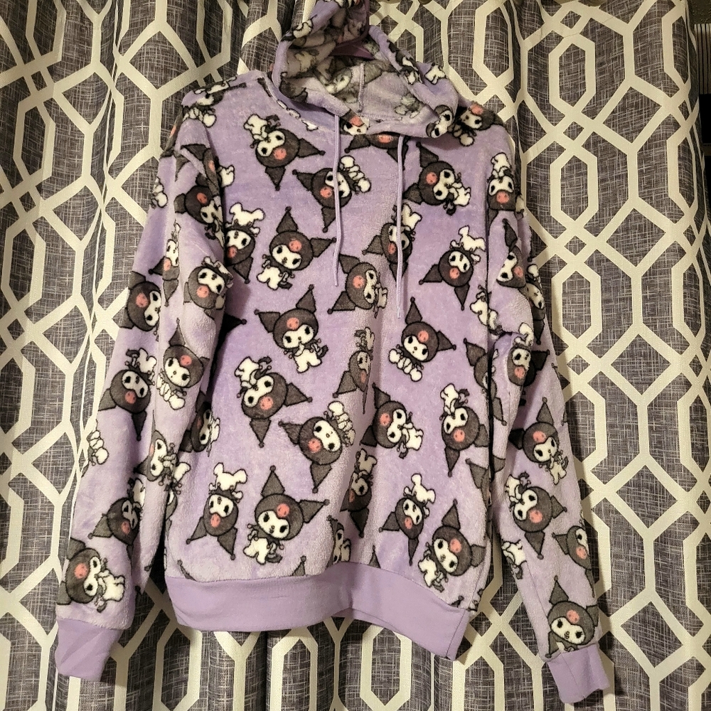 Sanrio Kuromi Fleece Hoodie in S